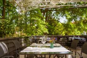 La Maison dans le Parc | Restaurant étoilé Nancy | Terrasse Extérieur