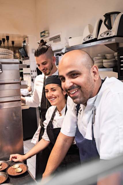 La Maison dans le Parc | Restaurant étoilé Nancy | Brigade en cuisine 