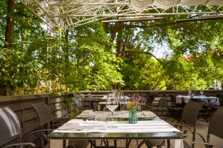 La Maison dans le Parc | Restaurant Gastronomique Nancy | Terrasse Extérieur 