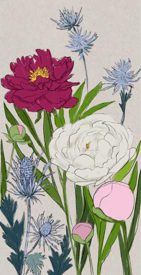 Fleurs by Roza Sayfullaeva